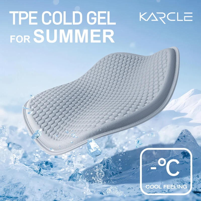 1PCS TPE Cold Gel Car Seat Cover Summer Cool Car Seat Cushion Universal Breathable Seat Pad Mat Fit for Home Office Accessories
