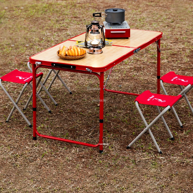 

✿。Portable Folding Outdoor Tables Home Leisure Camping Table Aluminum Alloy Fishing Table BBQ Supplies Simple Outdoor Furniture%