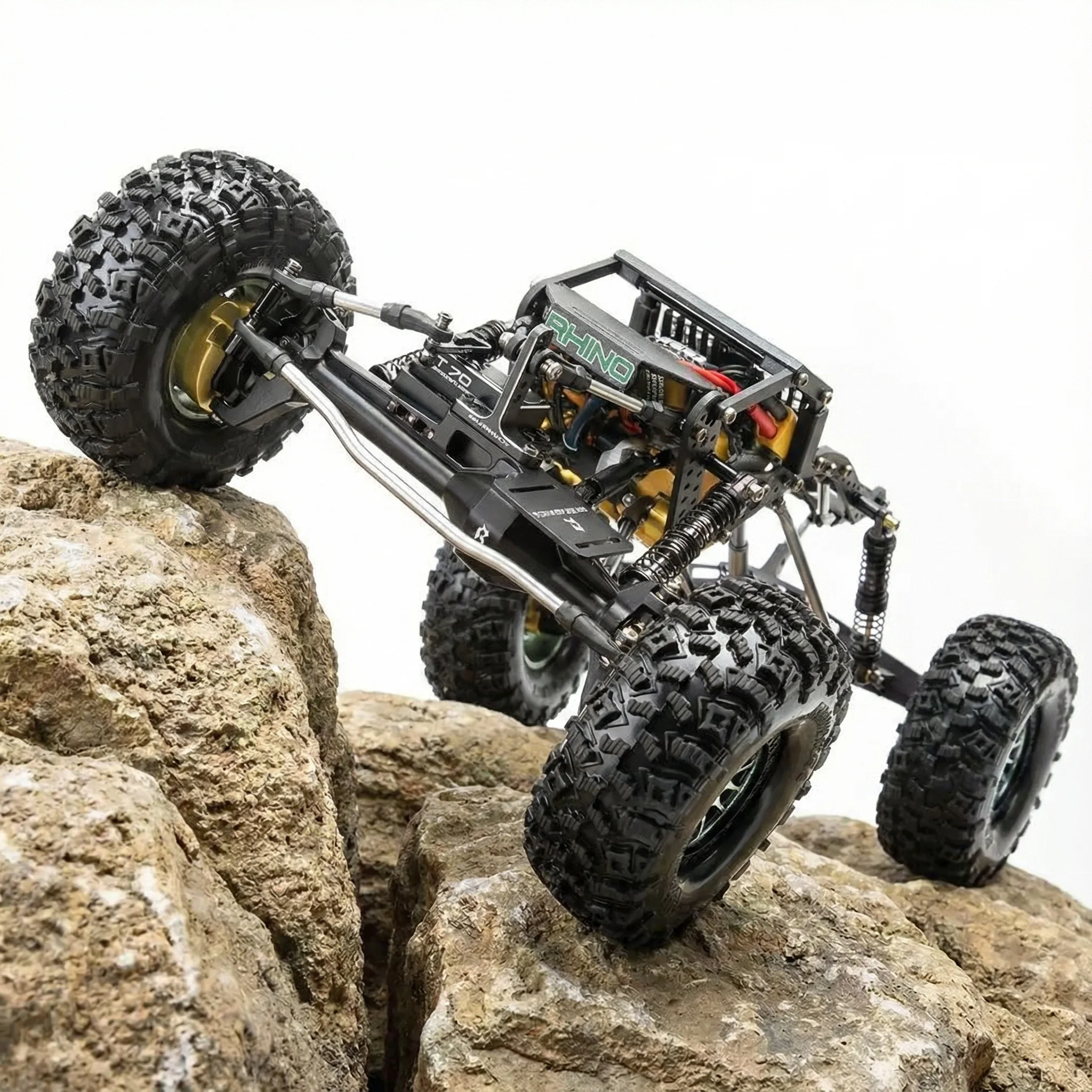 RhinoRC W1 Chassis 317mm 1/10 Scale Shafty Crawler Rig for RC Car Modification