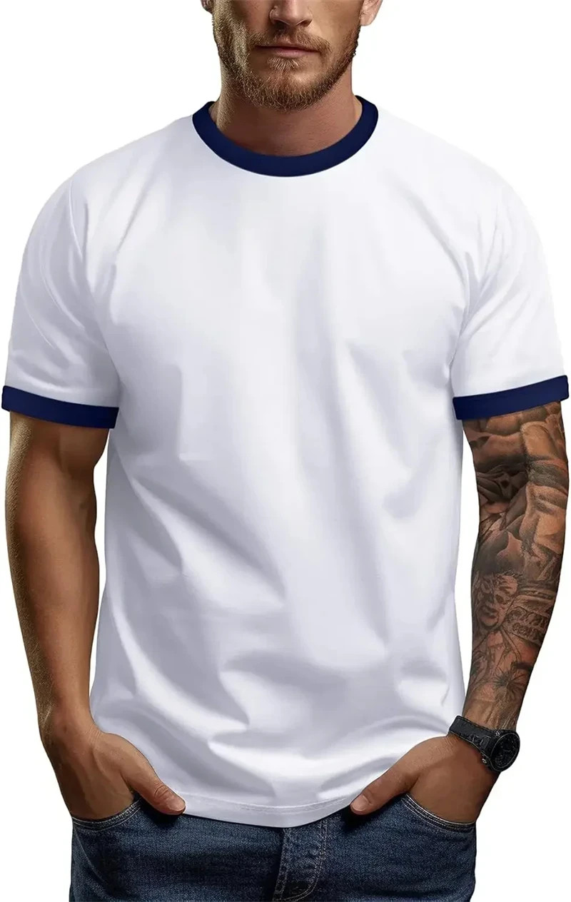Herren Sommer T-Shirts Trend Streetwear 3D-Druck Rundhals Kinder T-Shirts Lässige Übergroße Atmungsaktive Oberteile Einfache Mode – Detail 8