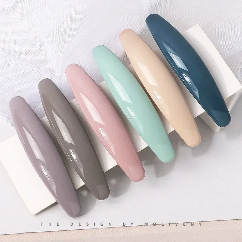 Korean Fashion Simple Solid Color Ponytail Clip Hair Styling Barrettes Women Girls Hairpin Hair Styling Accessories Headwear