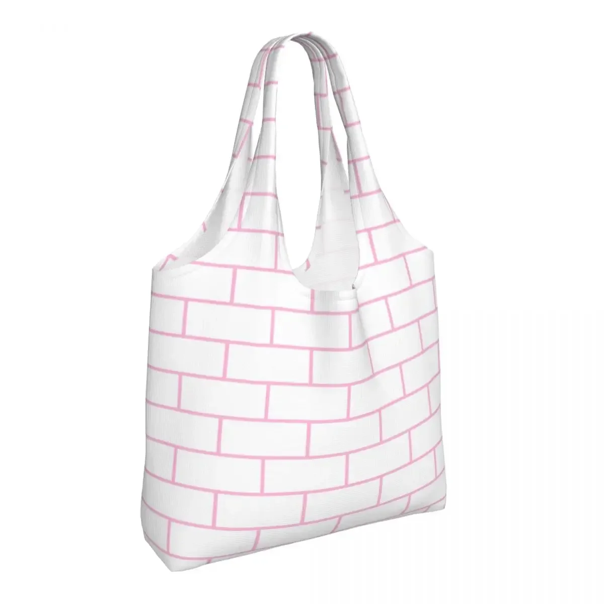 Brick House Horizontal White Cloud Shopping Tote Bag Recycling Canvas Shoulder Shopper Street Mmural Art Eldridge Bags Handbags