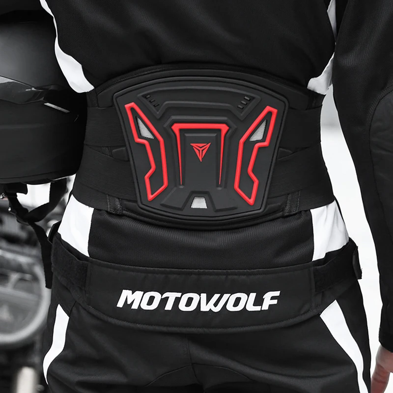 Motorcycle Waist Protector Brace Anti-Fall Breathable Off-Road Waist Kidney Support Belt Motorcycle Protective Gear Equipment