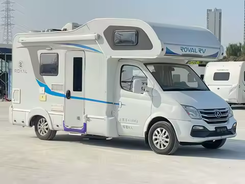 Stainless Steel Campers Trailer caravan Car off Road Rv Motorhomes caravan Custom Camper Van Luxury Trailer