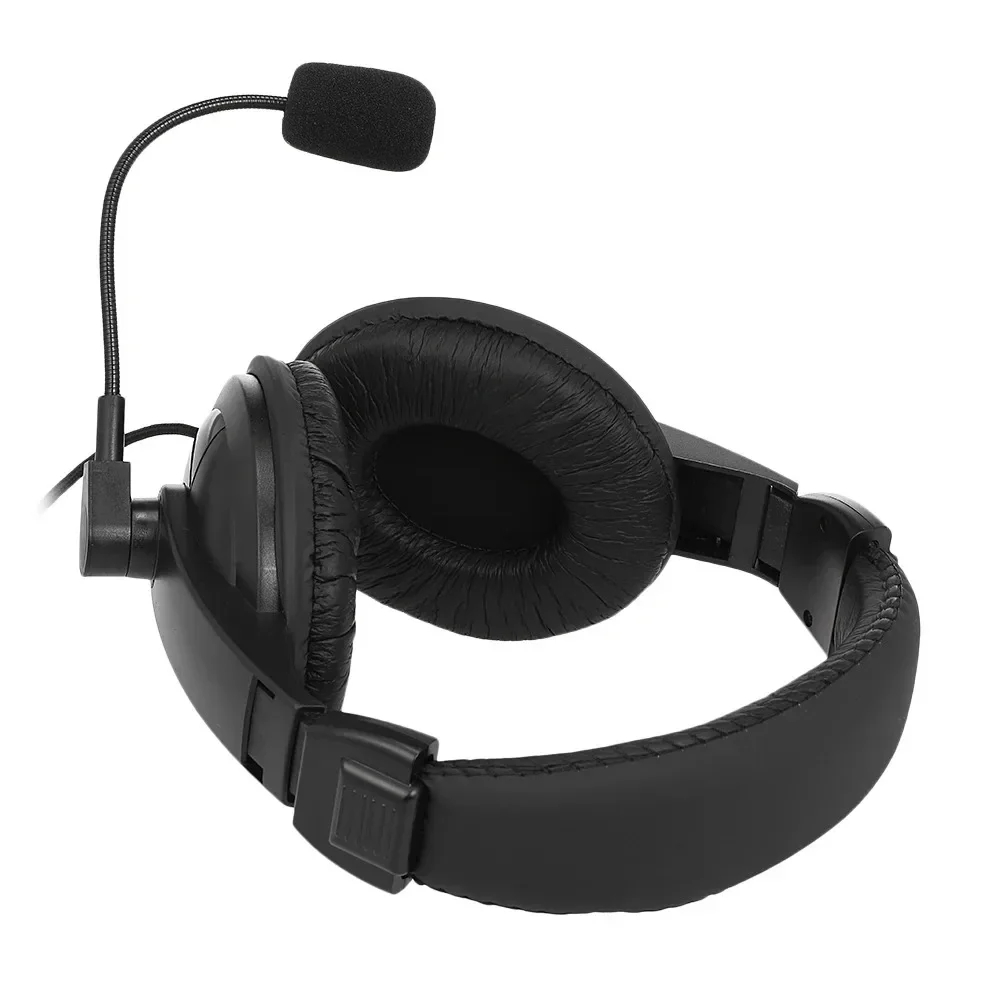

Radio VOX Earpiece with Microphone Walkie Talkie Headset Over Ear Radio Headphones Noise Reduction Two Pin K Plug for UV-5R 888S