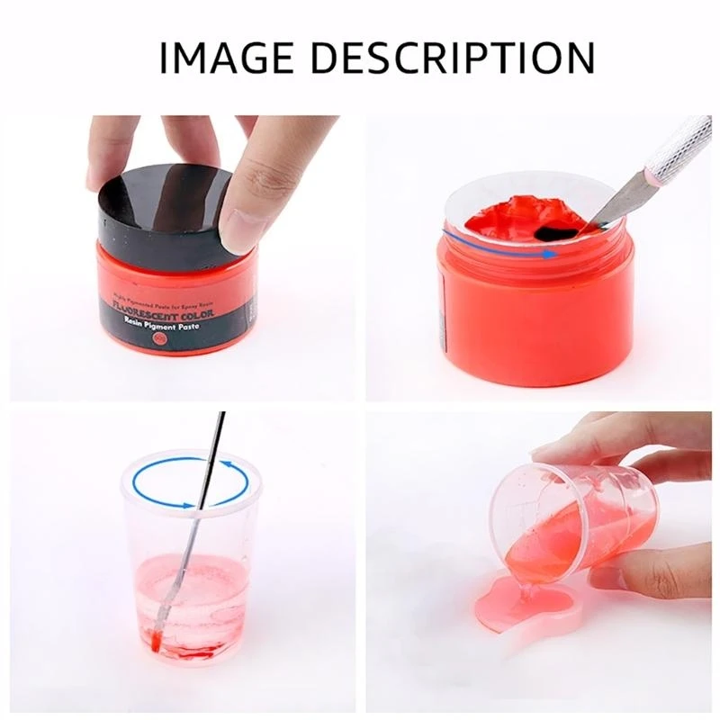 Epoxy Resin Pigment for DIY Crafts High Concentration Fluorescent Color Pastes