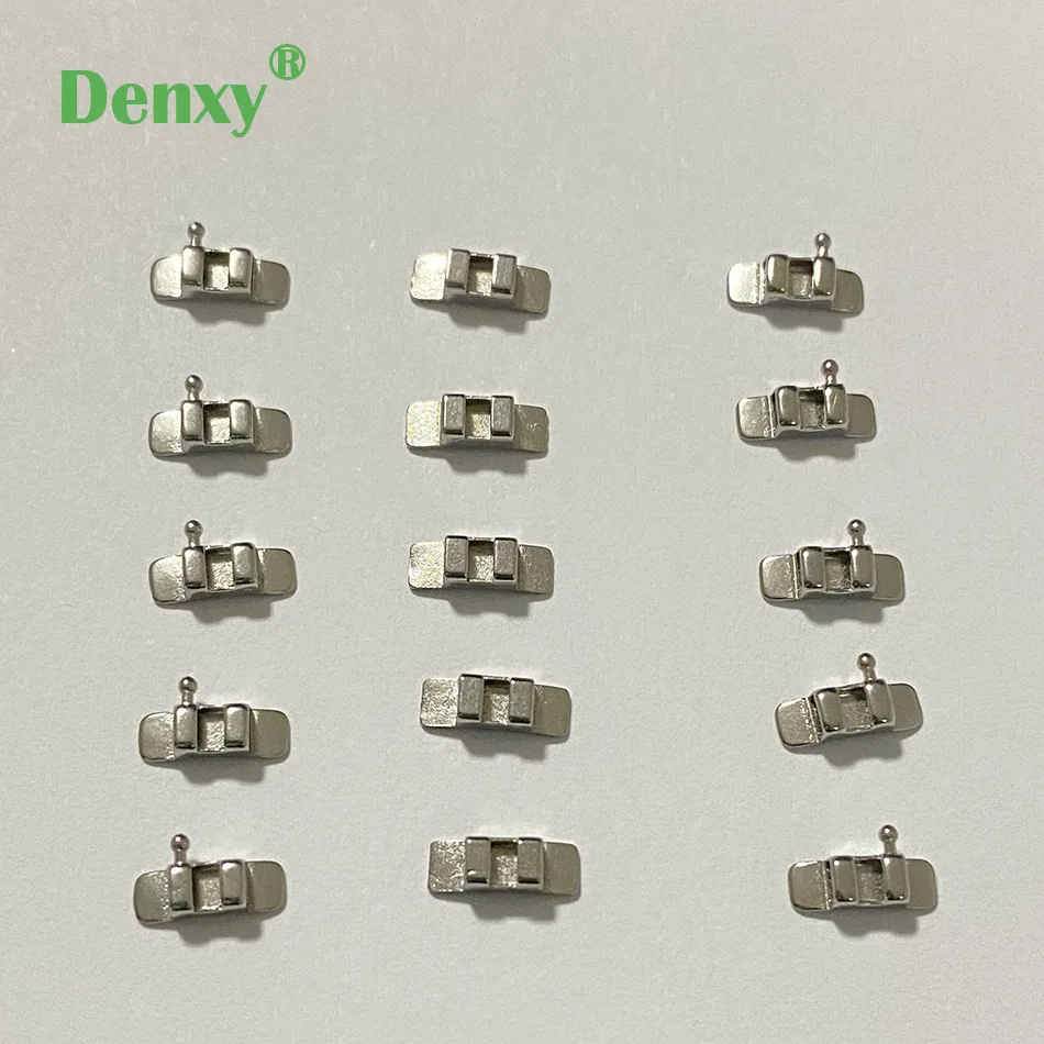 DENXY 30 Stück/Lot Kieferorthopädische Lingual-Schutzhülle Molarband mit Lingual-Schutzhülle Hochwertige Zahnspangen Lingual-Knopf – Detail 4