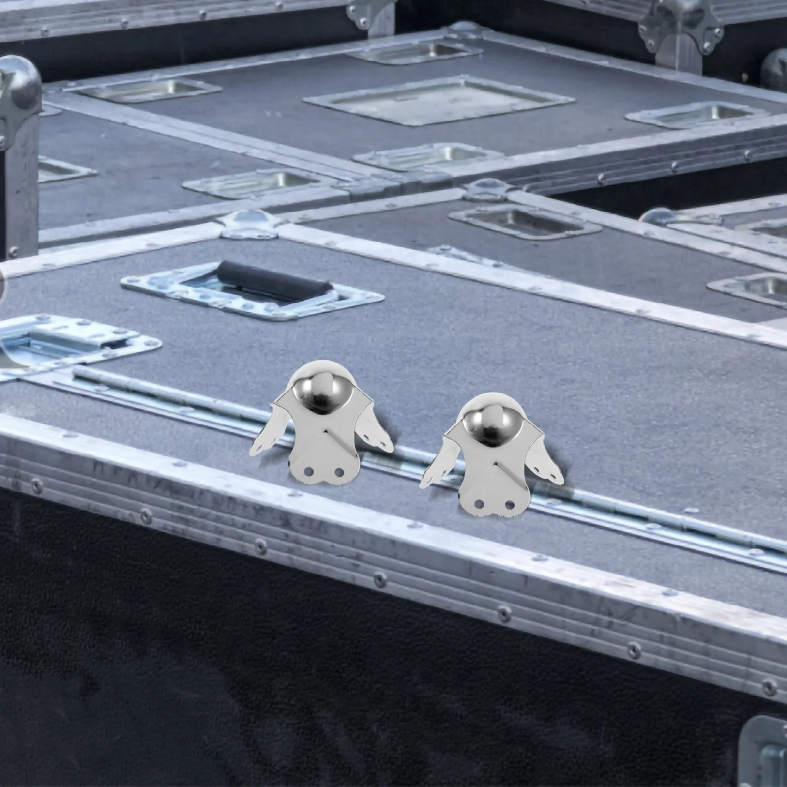 Protectores de esquina de caja de aviación, protectores de bordes de Metal cromado para cajas de vuelo, iluminación de escenario, cajas de altavoces, protección contra impactos, 10 Uds.