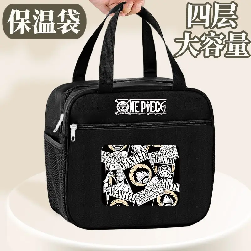 

Цельная мультяшная многофункциональная водонепроницаемая сумка-бенто для студентов, специальный утолщенный изоляционный ланч-бокс большой емкости