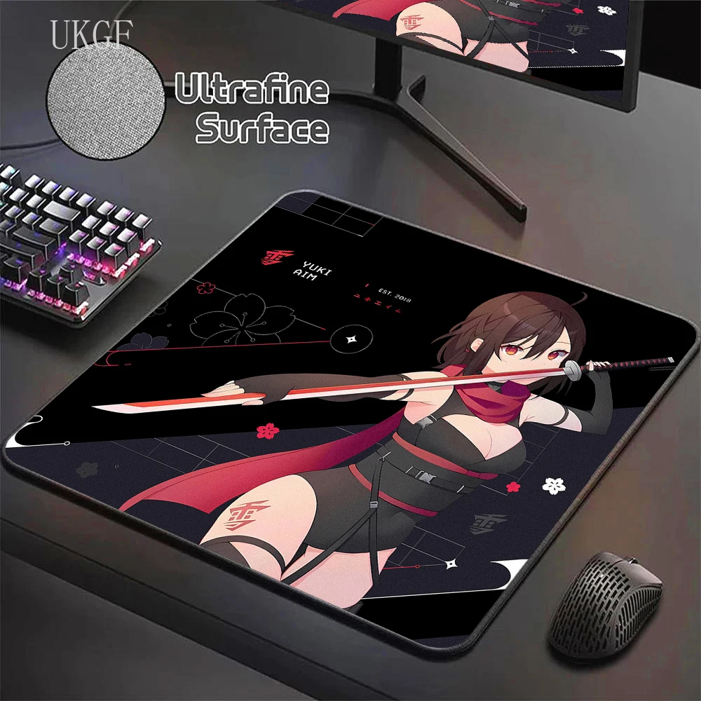 Game Professional Mouse Pad Desk Mats Yuki Aim Premium Mouse Pad 45x40CM Speed Gaming Mousepad Locking Edge E-Sports Mause Mat