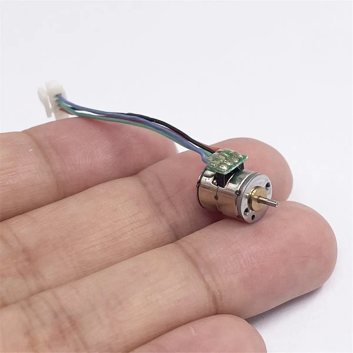 【Motor Parts】 5Pcs 8mm Stepper Motor 2-Phase 4-Wire Stepping Motor 1mm Shaft for Camera Digital Focusing Motor Optical Instrumen