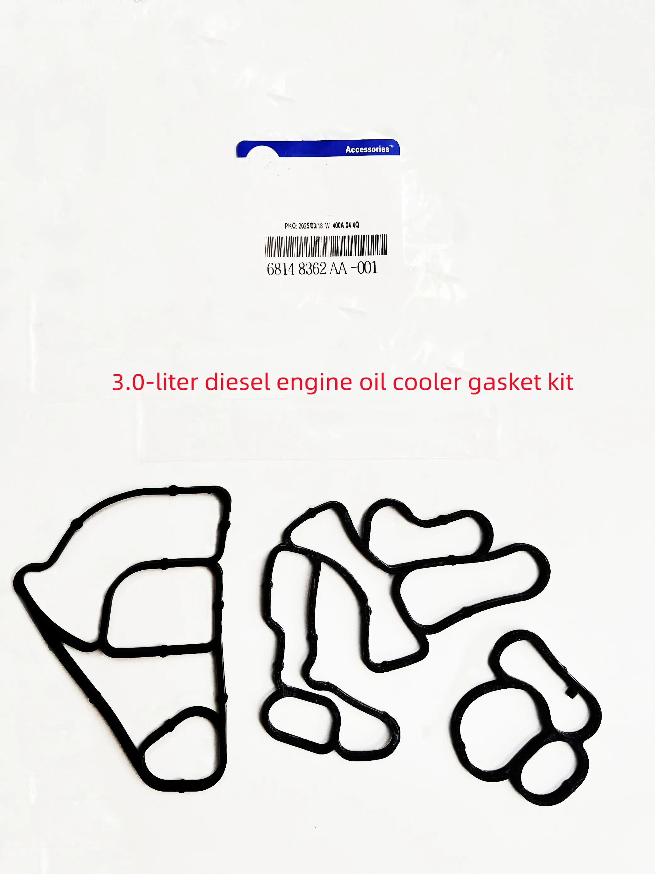 

Oil Cooler Gasket Assembly, 68148362AA, Suitable For: 3.0L, Diesel Version, Grand Cherokee WK, LX300, 2011-2021