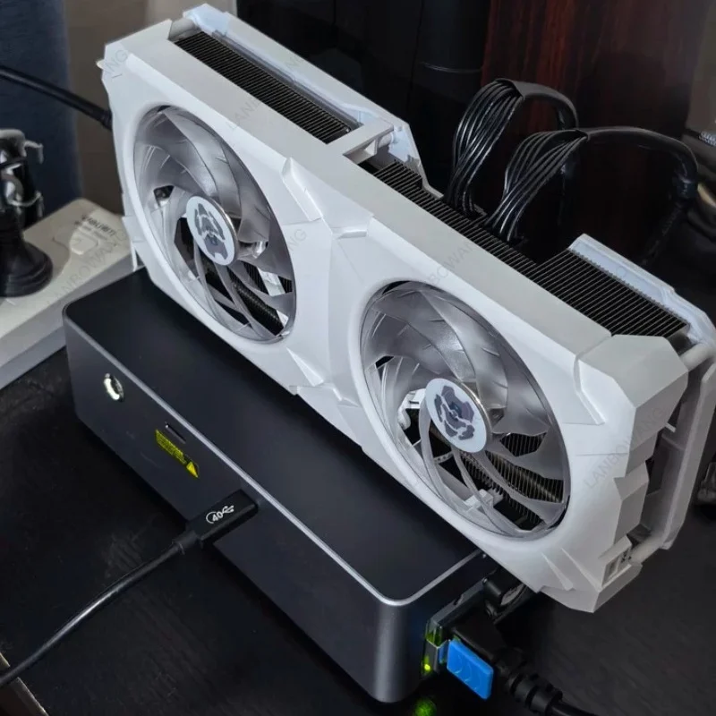 External Graphics Card Docking Station, EGPU Dock with Interface Reverse Power Supply for Laptop External GPU Expansion