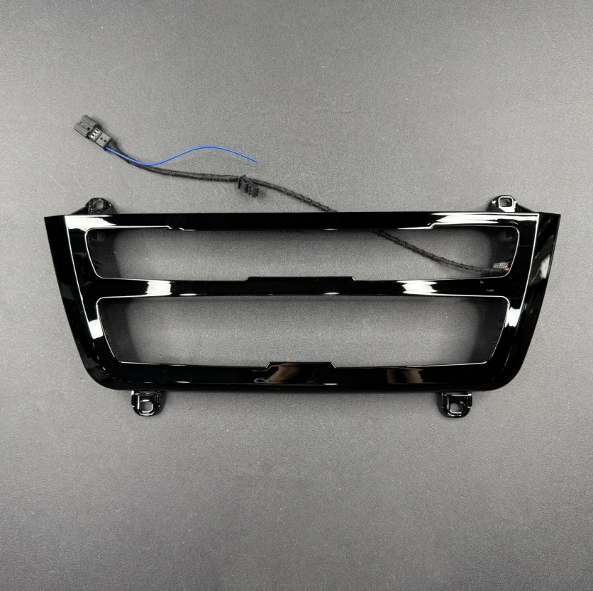 Blue and Orange Light Car Radio Panel For BMW 3 Series 4 Series F30 F31 F32 F32 F33 F34 F36 F80 2Color Center Console AC Panel