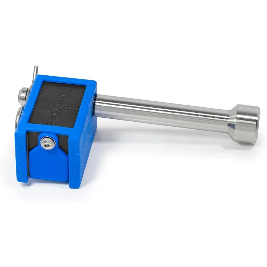 

PACLOCK's UCS-80A-250 Trailer Hitch Lock 5/8 Pin for 2-1/2 Receivers with High Performance 6-Pin Cylinder Keyed Differently Bla