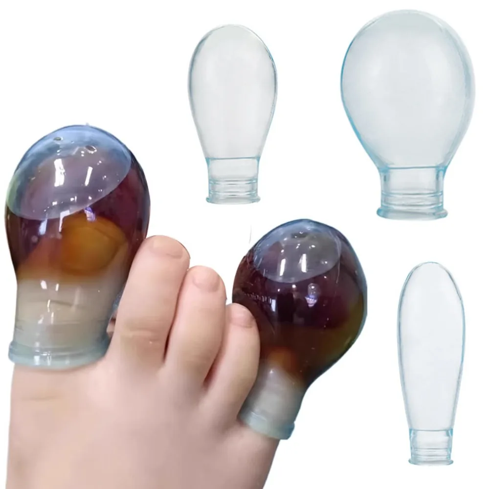 Manchons d'orteils en Silicone souple, protecteurs d'orteils, Potion de trempage, lits de doigts imperméables, couverture de protection, blessures des doigts, outil de soins des pieds
