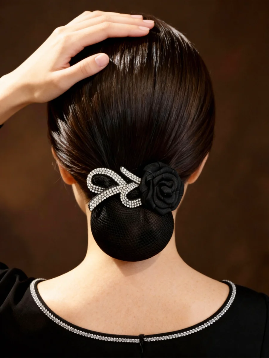 presilha-de-cabelo-e-com-flor-rosa-ferramenta-profissional-para-penteados-fs-rede-para-cabelo-estilizacao-de