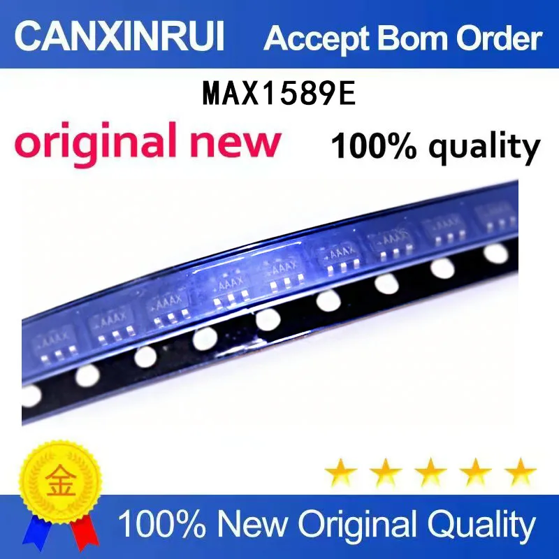 

(5-100 Pieces) New stock MAX1589E silk screen AAAX QFN