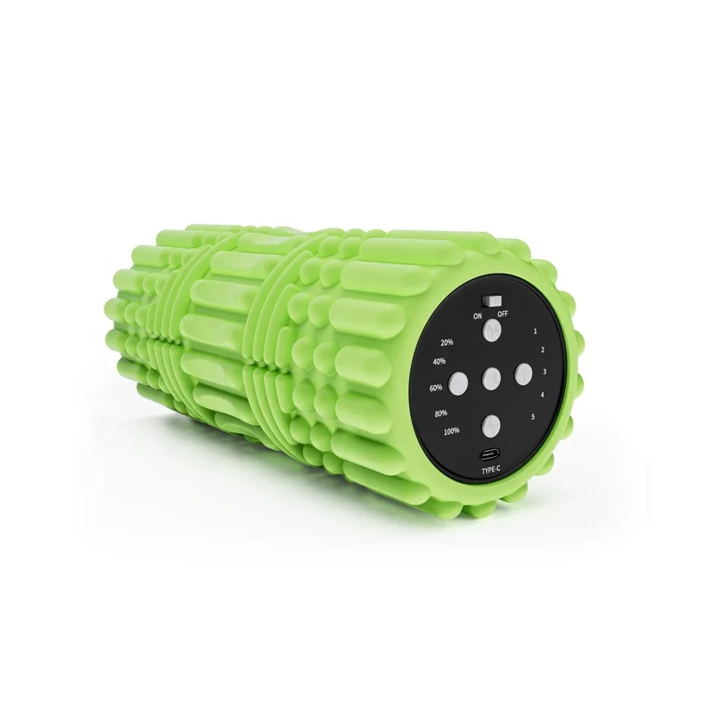 

YTYIN New Electric 5-speed Vibrating Hot Sale Vibrating Roller Yoga Electrical Foam Roller with Music Player
