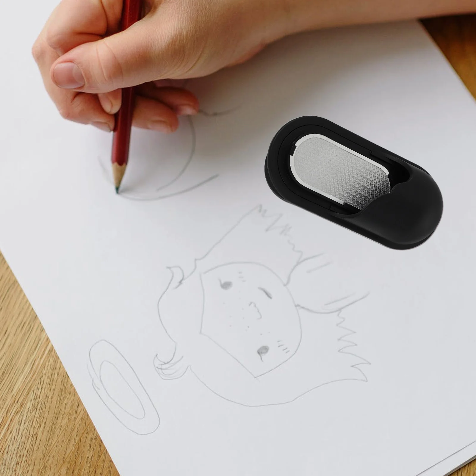 

2pcs Pencil Sharpener Tool Sketch Charcoal Manual Drawing Portable Pocket Alloy Lead Grinding Supply Sharpener For School