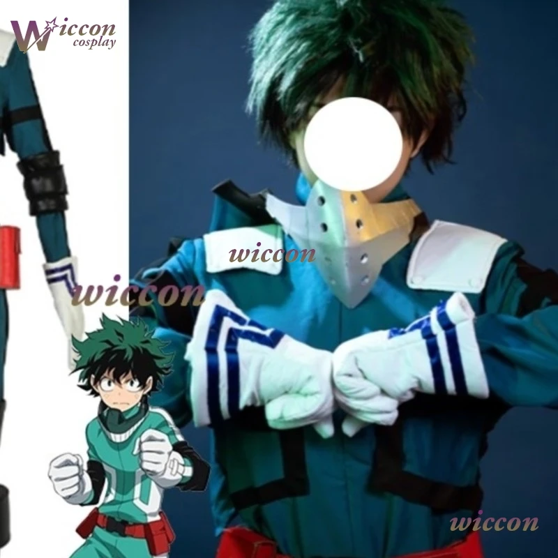 

Yesok Anime My Herrro Academy Midoriya Izuku cosplay costume Deku Battle Cosplay Kostum Halloween Costume Party Carnival Unisex