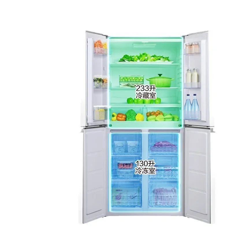 

363 liters cross four-door energy-saving refrigerated freezer