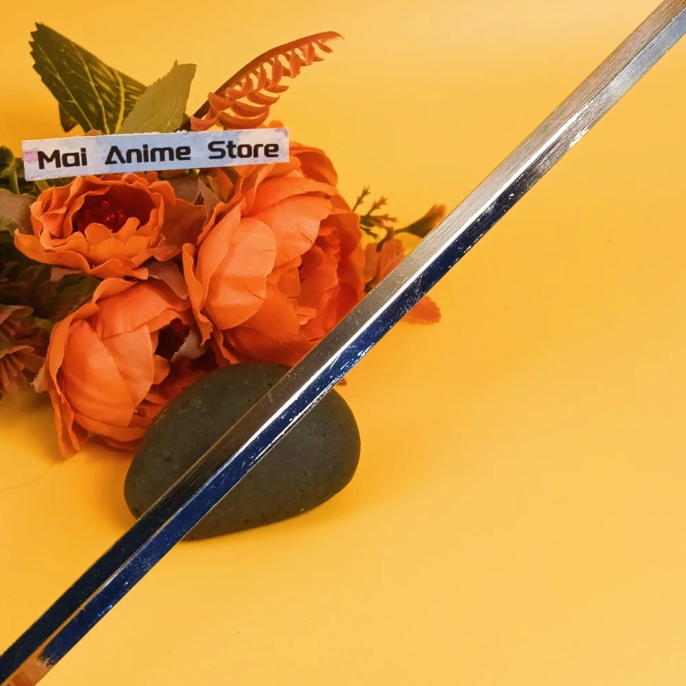 10-calowa stalowa katana Roronoa Zoro, żelazny nóż ninja, katana w naturalnym rozmiarze, oryginalna szabla samurajska, metalowy miecz anime Zoro, niedoładowana zabawka, prezent