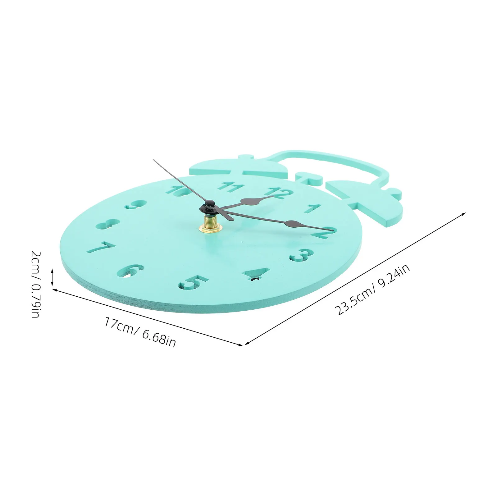 Wooden Alarm Clock Nordic Style Silent Design Ideal for Kids Room Bedroom Kitchen Office Rustic Decor Silent Clock