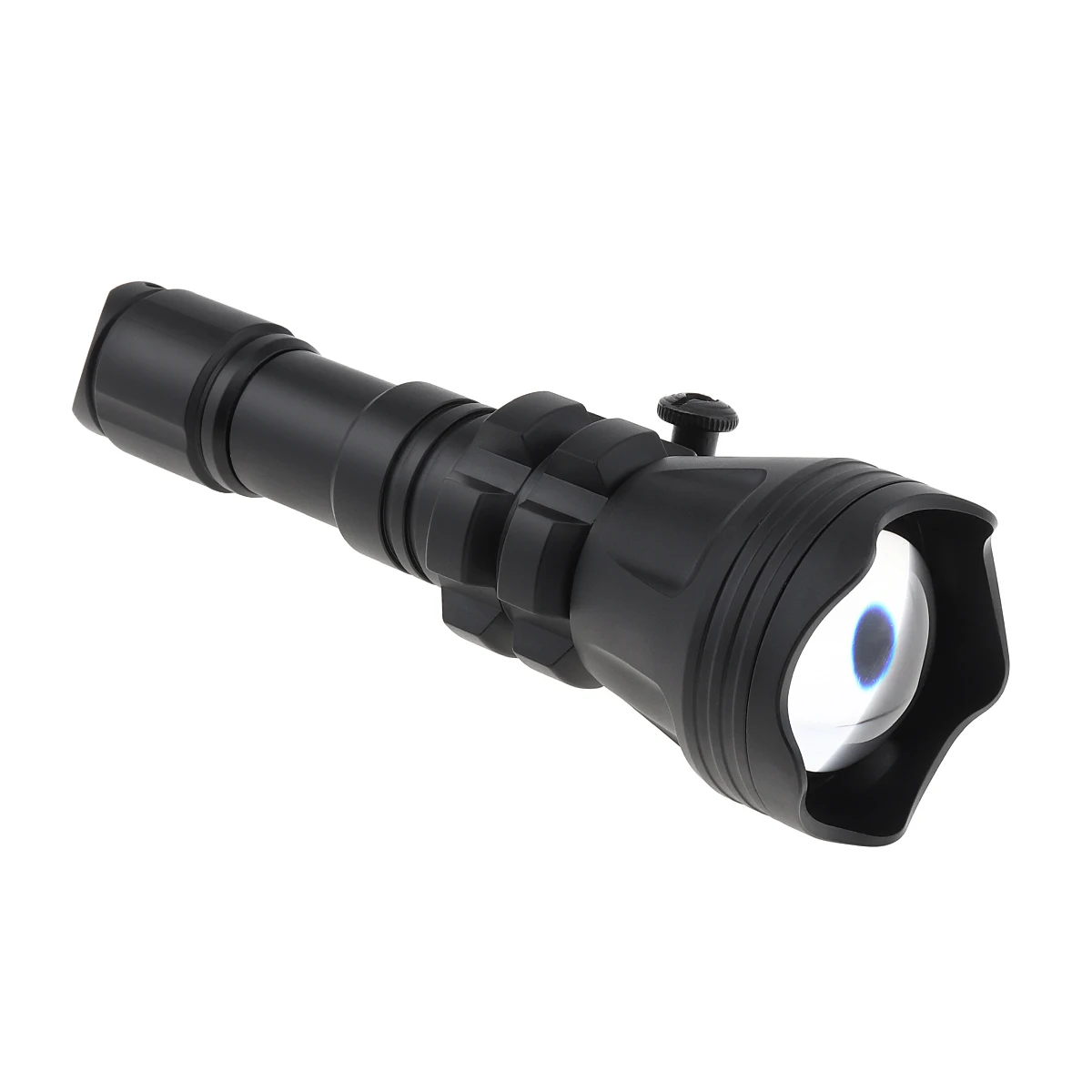 SecurityIng Hunting Green Flashlight 900LM B158 Convex Lens Zoom Tactical Flashlight XM-L2 U4 LED Torch Light Red Flashlight