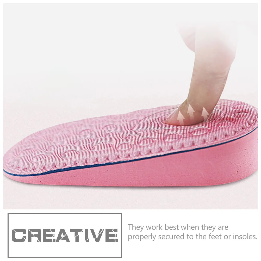 

Height Increase Insoles Sports Shoes Men Women Arch Support EVA Padding Heel Lifts Invisible Foot Pads Reduce Pain