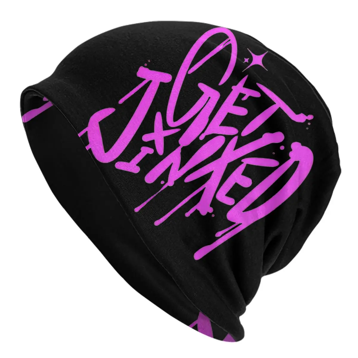 Jinx Get Jinxed Anime czapki z daszkiem jesienno-zimowa gra Arcane Skullies czapki typu beanie unisex ciepłe czapki podwójnego zastosowania