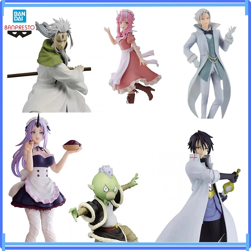 Bandai In Stock That Time I Got Reincarnated As A Slime Hakurou Anime Action Figures Model Boxed Toys Ornaments Gift Genuine