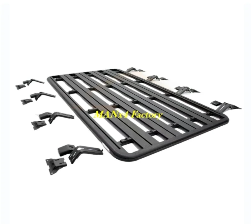 MANx4 Universal Aluminum Alloy Flat Roof Rack For Land Cruiser LC80 LC76 LC90