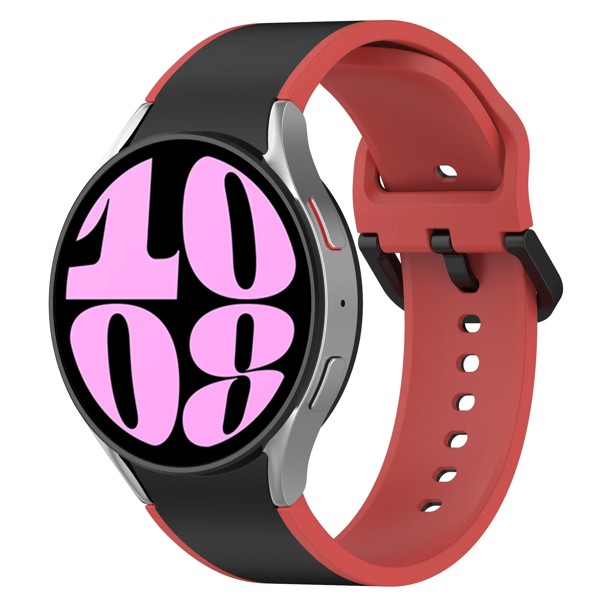 Tali Silikon Tanpa Celah untuk Jam Tangan Samsung Galaxy 6-4 Klasik 43Mm 46Mm 43Mm 47Mm Jam Tangan Gelang Nyaman 4/5/6/7 40Mm 44Mm Sabuk