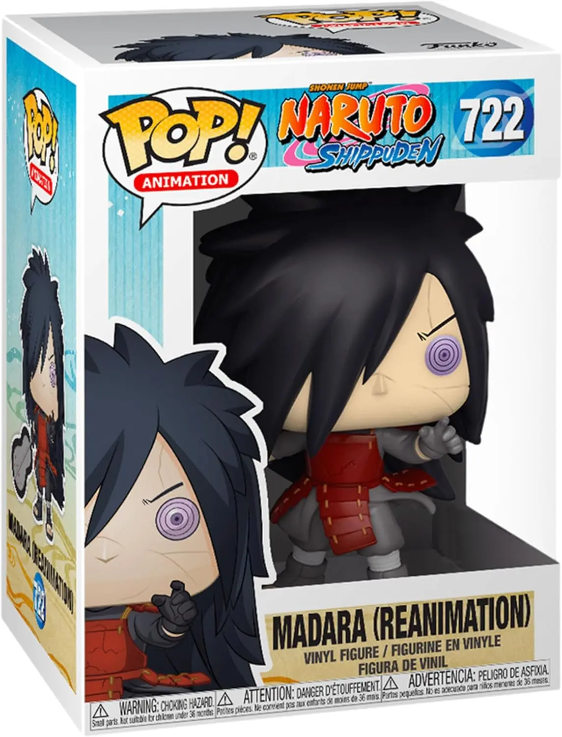 Funko Pop! Animation: Naruto Shippuden - Madara Uchiha, Reanimation Red Armor Exclusive Vinyl Figure #722