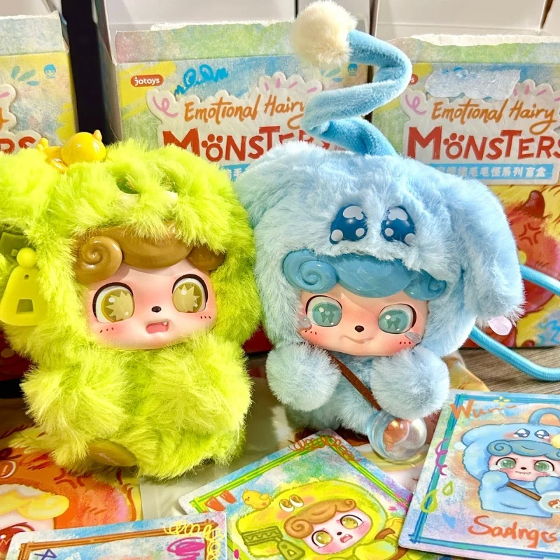 

Новая виниловая слепая коробка Q.Kid, эмоциональная пушистая серия монстров, загадочная коробка, куклы, кавайный мультяшный декор, игрушка для девочек, милые модные игрушки, подарки