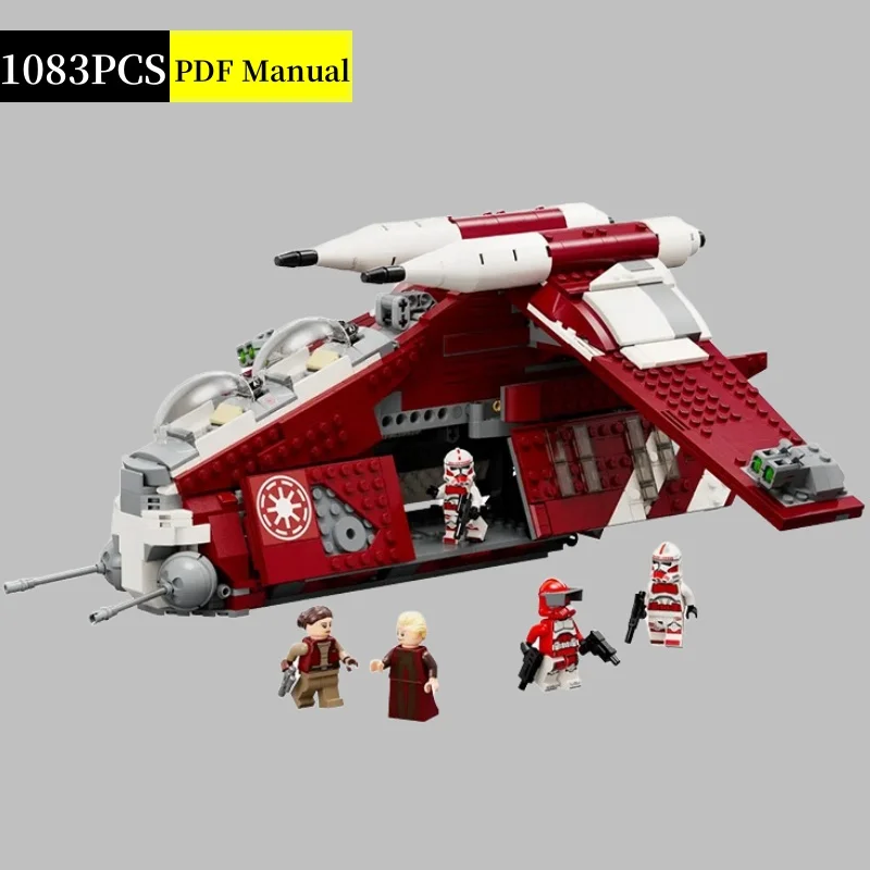 

1083PCS MOC Building Blocks Coruscant Guard Gunboat 75354 Technical Bricks Birthday Christmas Holiday DIY Gift Adult Toys