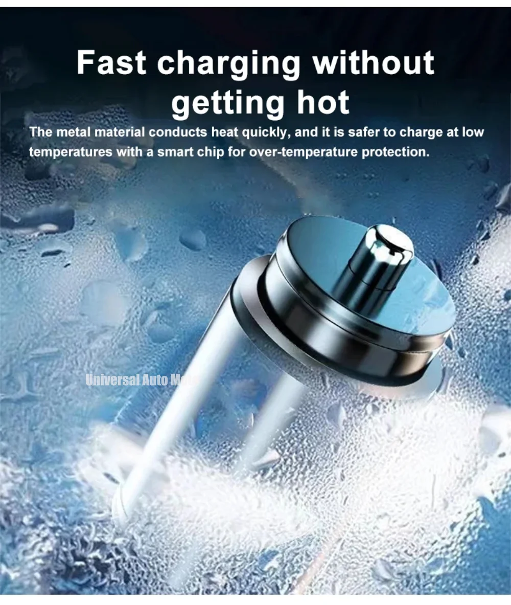 200W Mini Car Charger Fast Charging for IPhone QC3.0 Mini PD USB Type C Car Mobile Phone Charger for Xiaomi Samsung Huawei