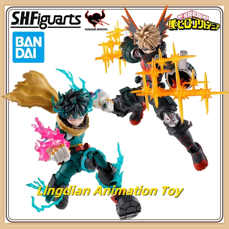 100% Original Bandai S.H.Figuarts SHF My Hero Academia Bakugo Katsuki Midoriya Izuku PVC Anime Action Figure Accessory Pack Toy