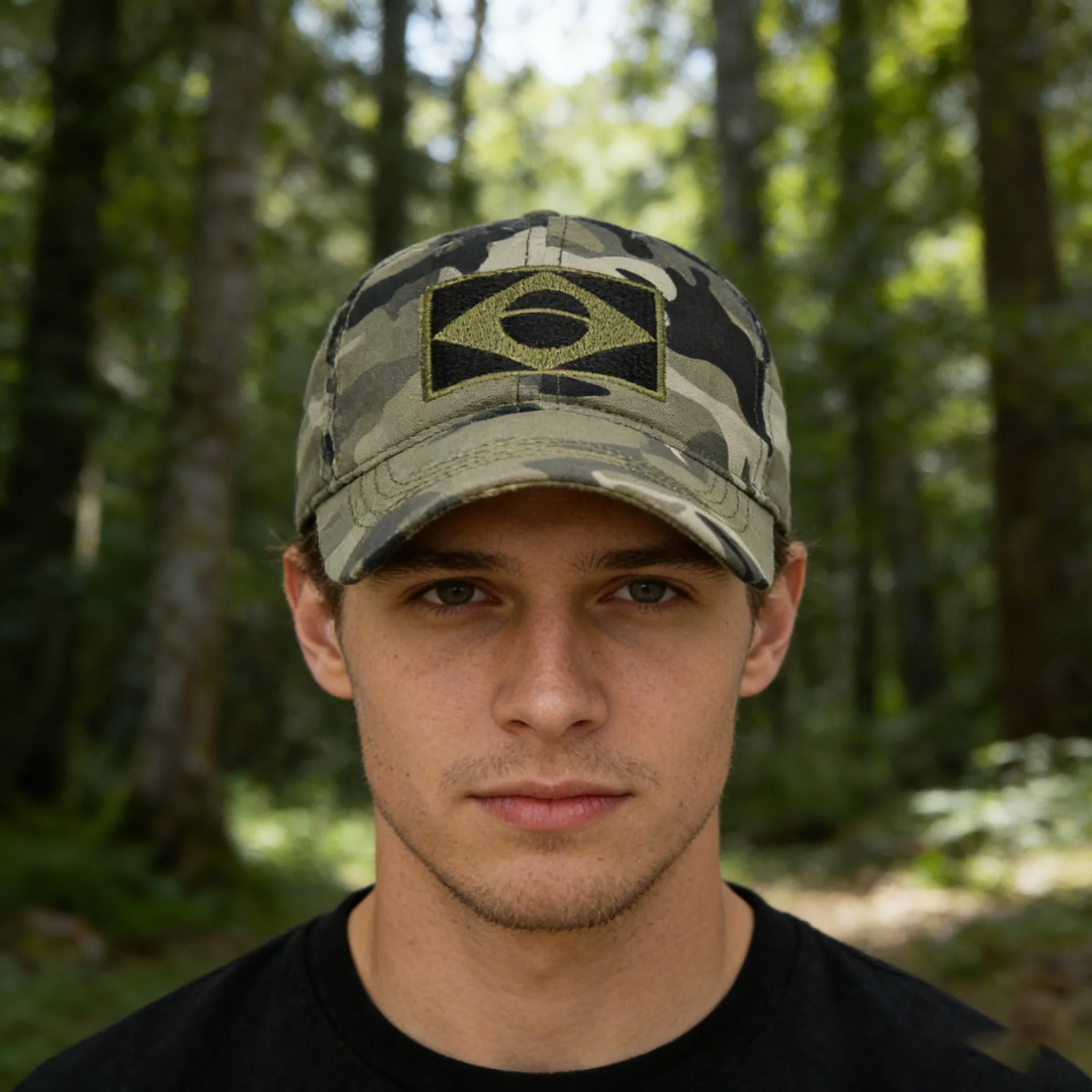 Outdoor Sports Baseball Cap Men'S Camouflage Cap, Middle and