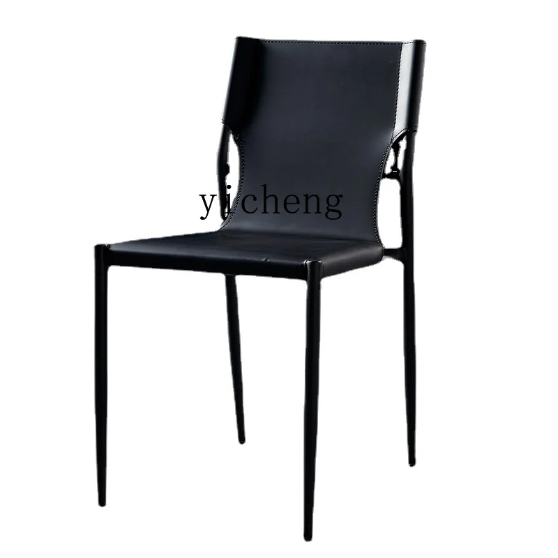 

Wyj Modern Minimalist Back Stool Restaurant Hotel Light Luxury Dining Table and Chair