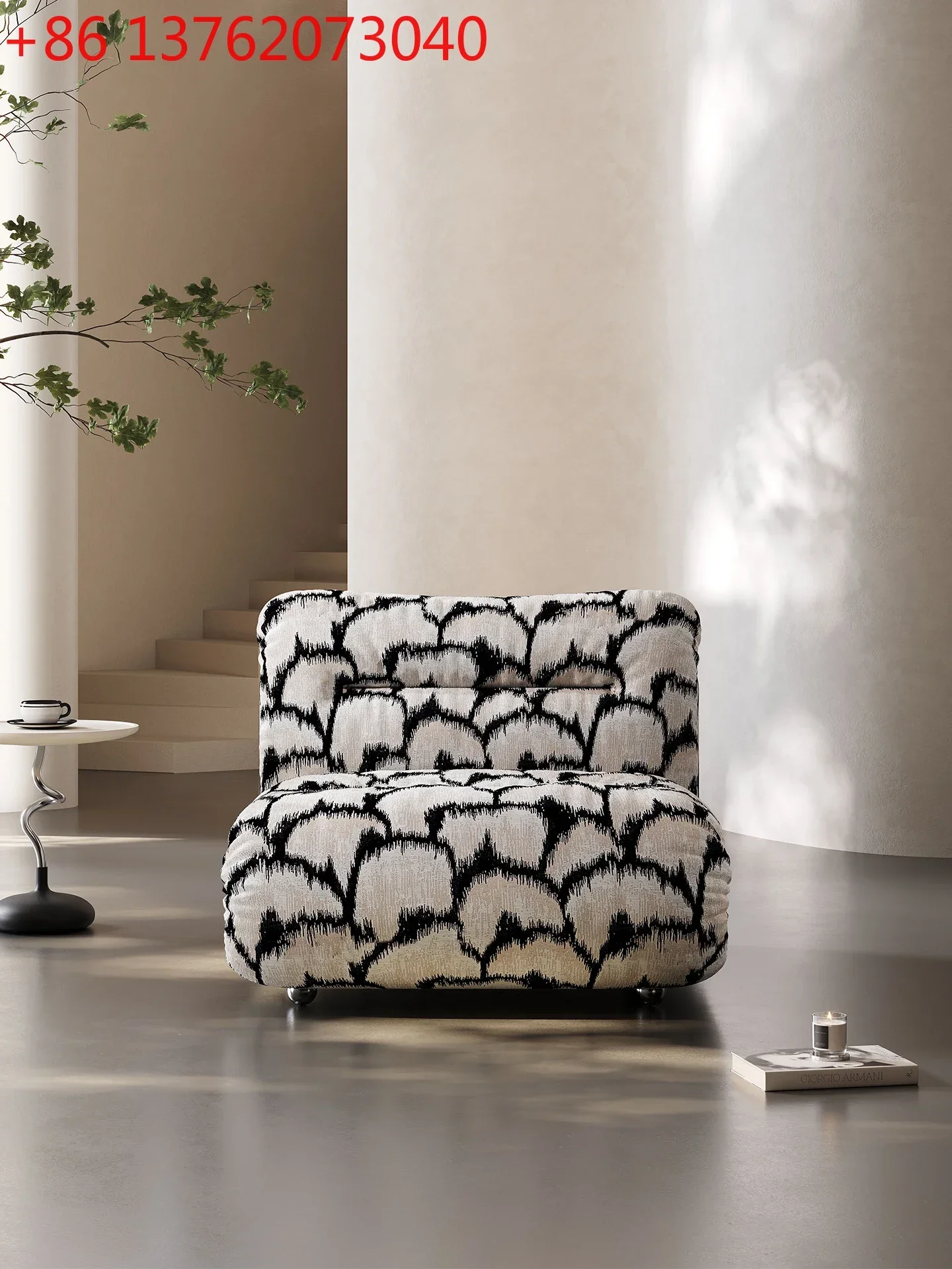 Italian light luxury household living room leisure lazy sofa leisure chair spot