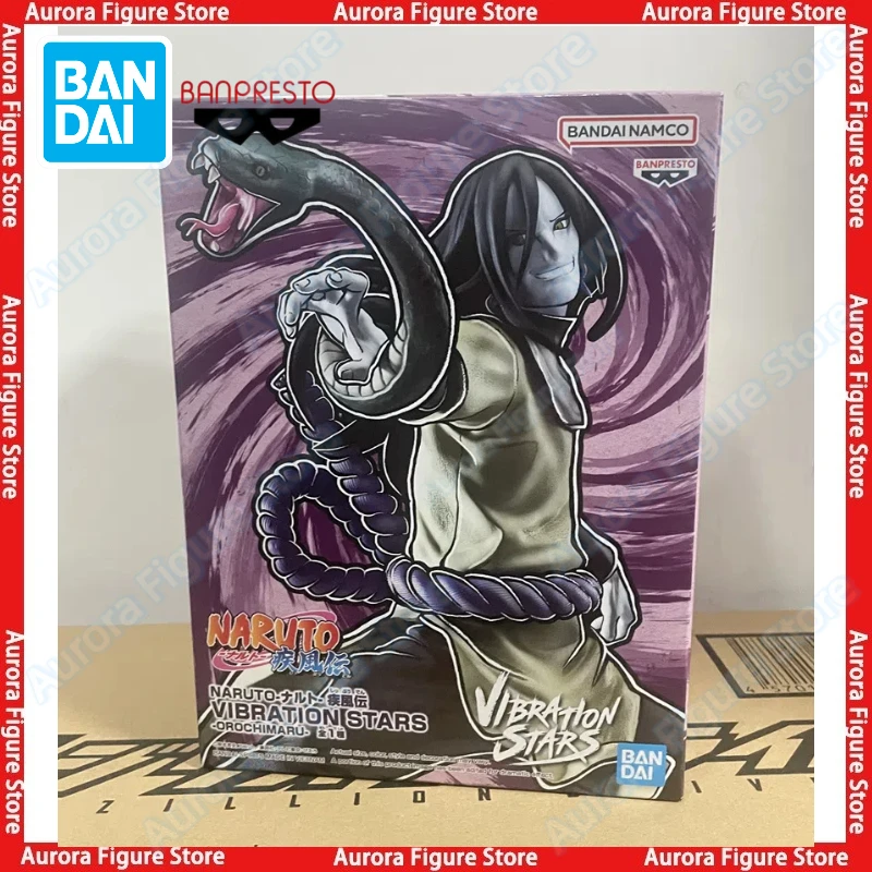 

In Stock Bandai BANPRESTO Naruto Orochimaru Vibration Stars Desktop Cute Doll Anime Figures Toys Model PVC Gift Collectible