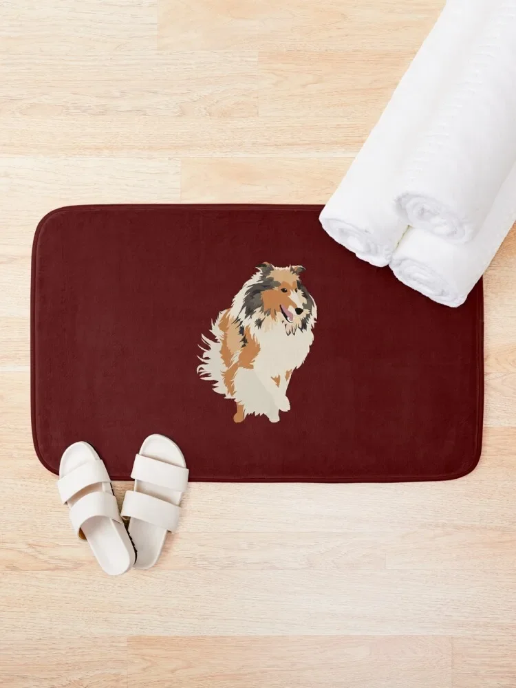 A&M Collie v.2 Bath Mat Carpets For Bathrooms Carpet In The Bathroom Mat