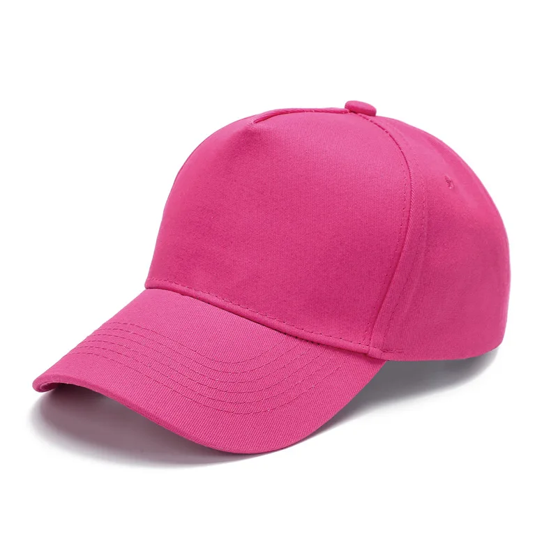 Customized Printed Logo Men's Outdoor Sports Five Piece Baseball Hats Women's Casual Sun Shading Pure Cotton Duck Tongue Caps view 3