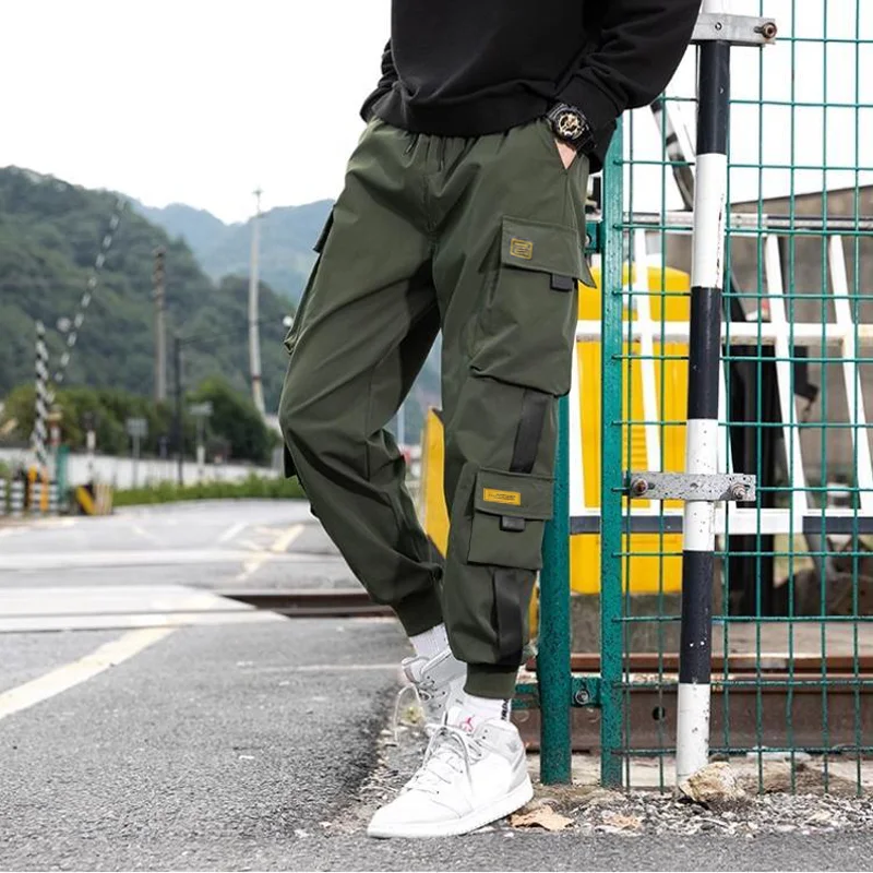 

Men's Casual Cargo Pants Spring Summer American Streetwear Loose Plus Size Straight Leg Youth Stylish Modern Utility