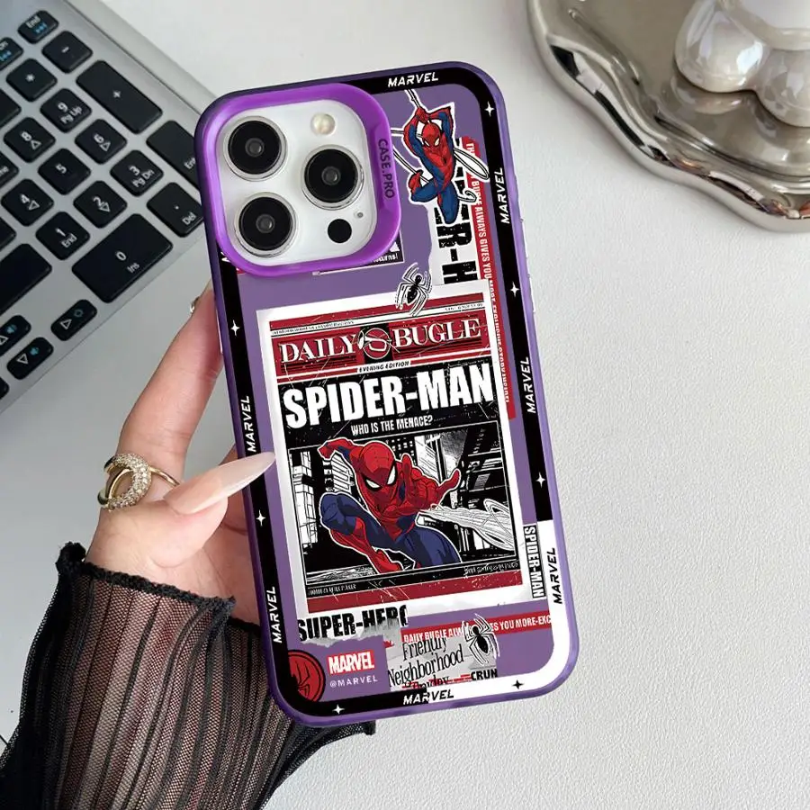 Cool Spidermans Hot Phone Case For IPhone 17 17e 16e 16 15 14 13 12 11 Mini Pro Max X XR 8 7 Air Plus Anti Fall Matte Back Cover view 6