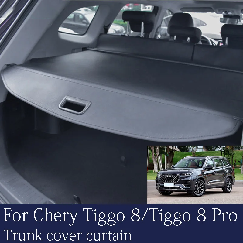 

For Chery Tiggo 8Pro trunk sunshade, Tiggo 8plus trunk sunshade, tailgate, sunshade, and storage