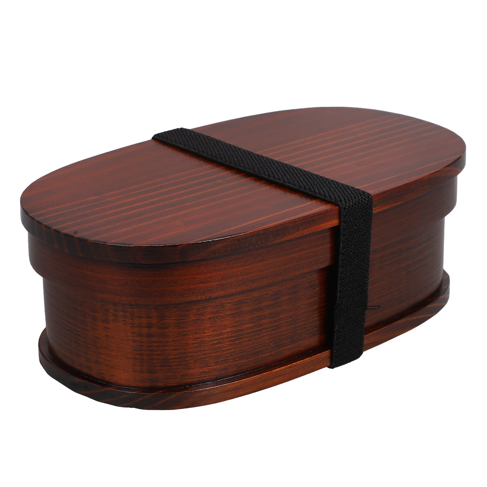 

Japanese Bento Container Wooden Food Box Lightweight Portable Lunch Box for Students Leakproof Salad Container Bento Storage