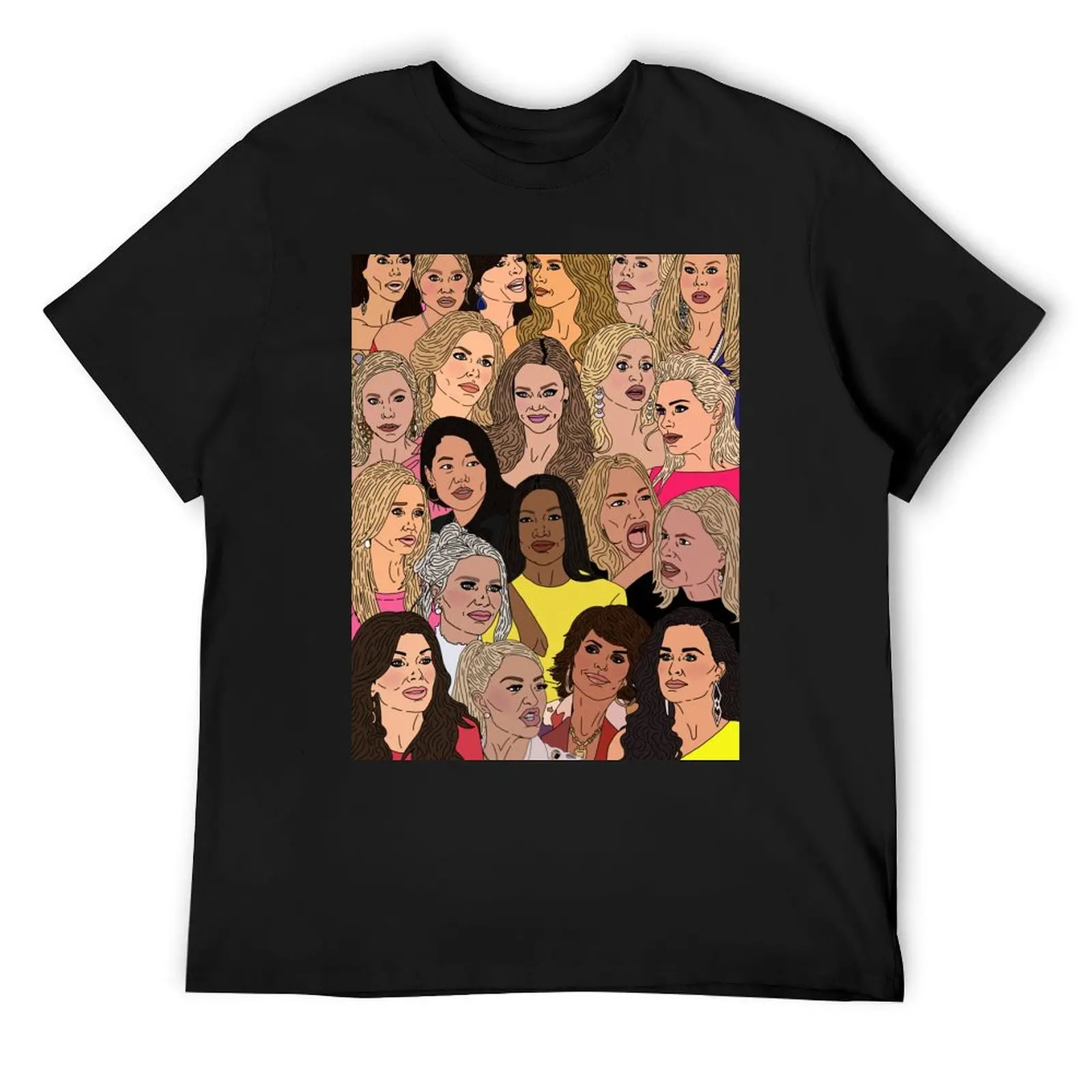 Real Housewives of Beverly Hills - Every RHOBH housewife T-Shirt shirts graphic tee vintage graphic tee Men's cotton t-shirt